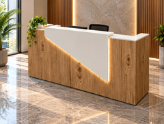 مكتب استقبال - Reception Counter - خشب MDF اسباني - CEM-080