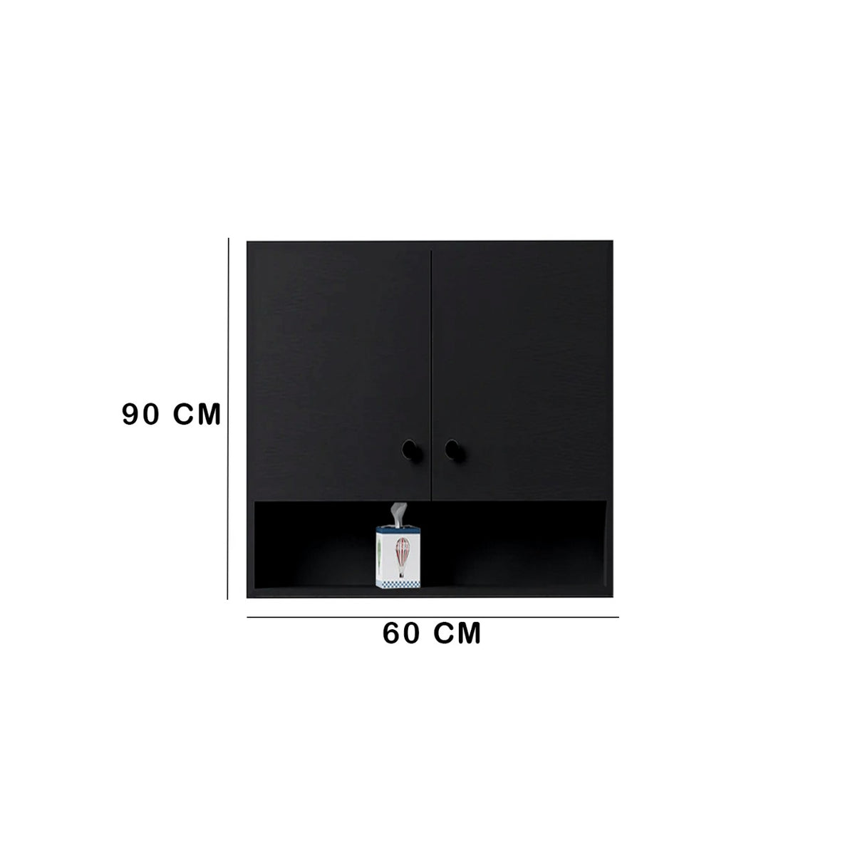 وحدة تخزين حمام خشب pvc عالي الجودة - OSM-605