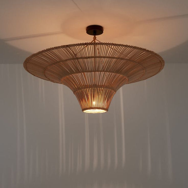 نجفة خشب بامبو - HOB-016- 50cmx150cm