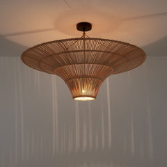 Bamboo Wood Chandelier - HOB-015 - 45cmx100cm