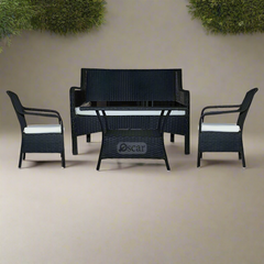 Marvel rattan set for 4 persons