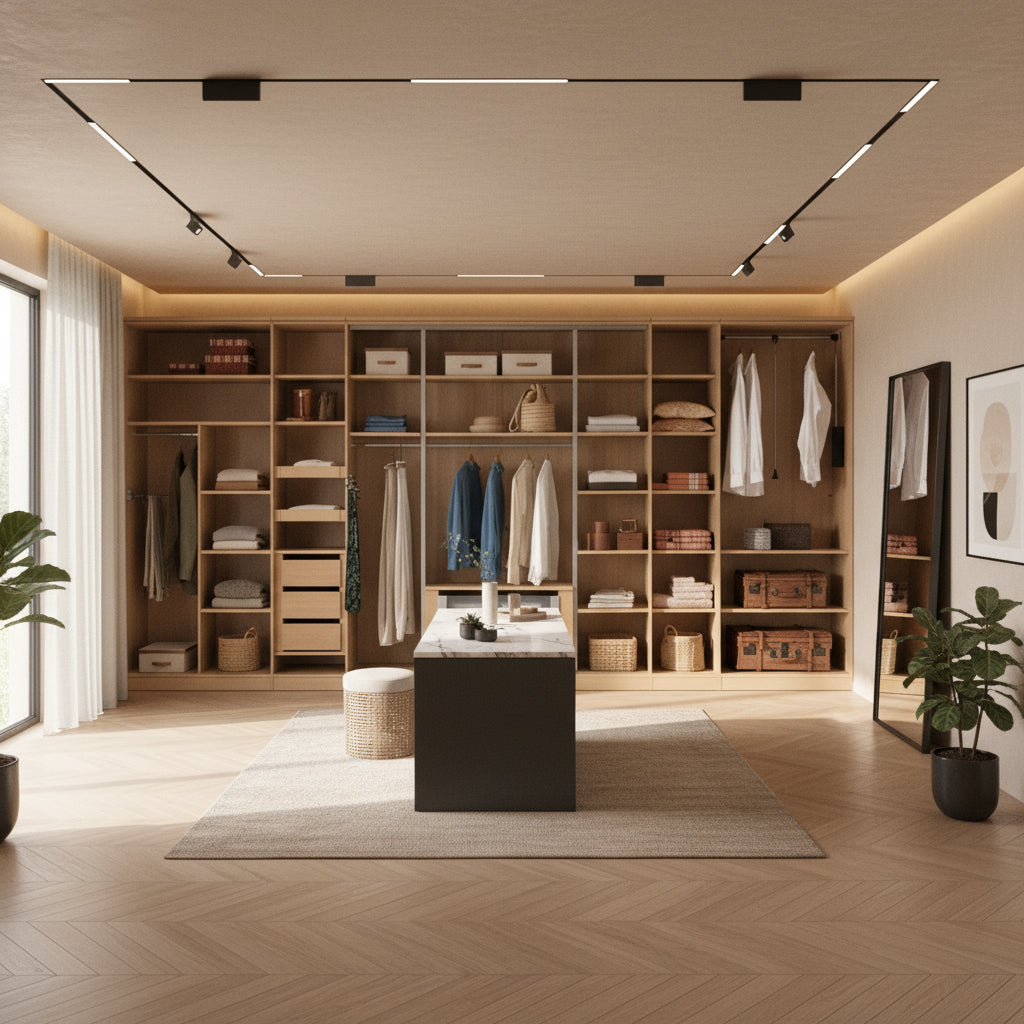 دريسينج خشب MDF إسباني بطبقة ميلامين – تصميم أنيق وفخم