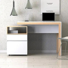 مكتب خشب MDF عملي بتصميم عصري للعمل والدراسة – WAF-233