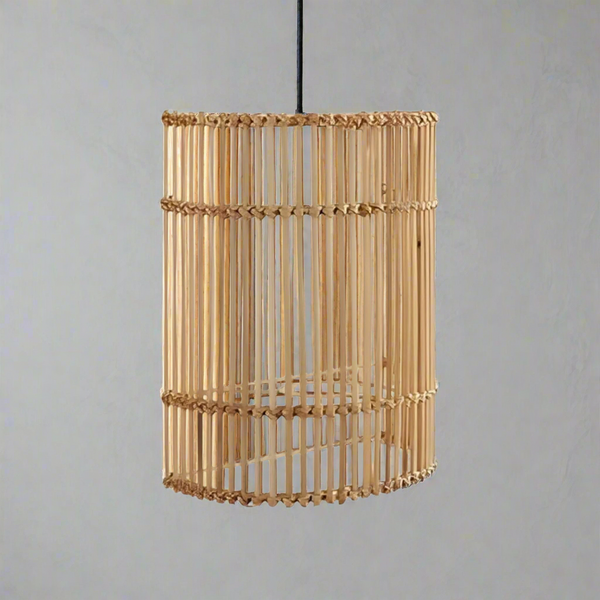 نجفة خشب بامبو - HOB-013 - 30cmx20cm