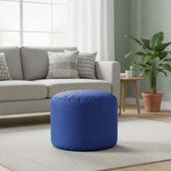 Small Blue Waterproof Pouf Practical and Modern ELH-003
