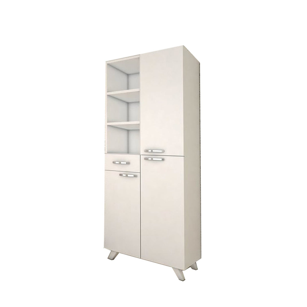 Wooden kitchen cabinet with MDF layer - KYN-152