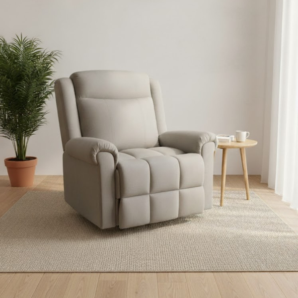 Lazy Boy Chair RLB-022 – Massage, Vibration, and Rotation with Chaise Lounge in a Comfortable and Thoughtful Design