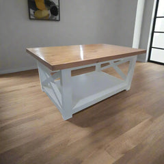 Natural wood coffee table - OEN-007