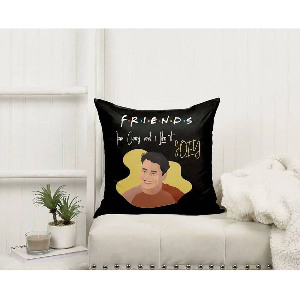 Plush children's pillow in linen - PRV-020
