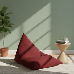 Very distinctive and comfortable water pillow chair in burgundy color ELH-072