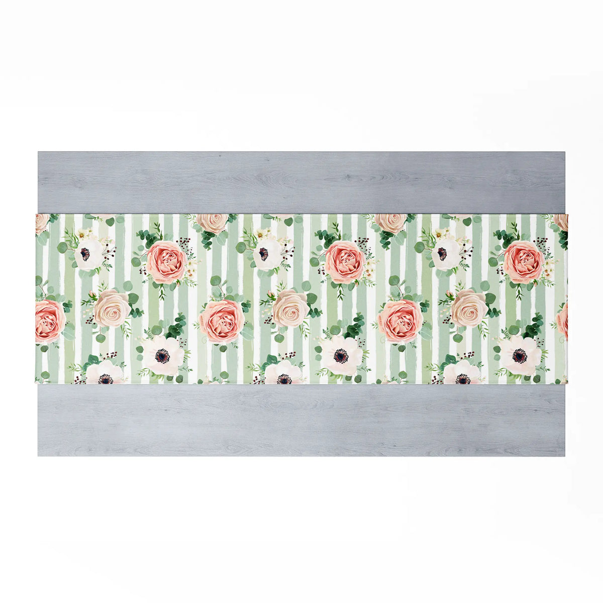 Velvet fabric dining tablecloth in linen - PRV-204