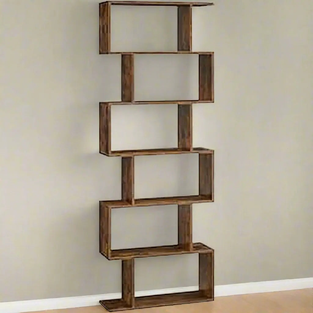مكتبة خشب MDF 70×24×190 سم – عملية وأنيقة