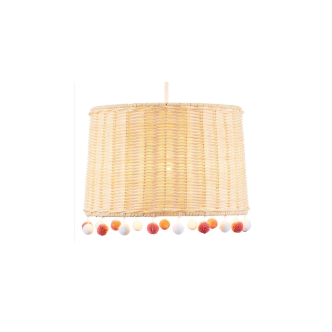 Natural Bamboo Chandelier – Elegant Handmade Design with a Warm and Cozy Touch - HOB-040
