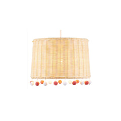 Natural Bamboo Chandelier – Elegant Handmade Design with a Warm and Cozy Touch - HOB-040