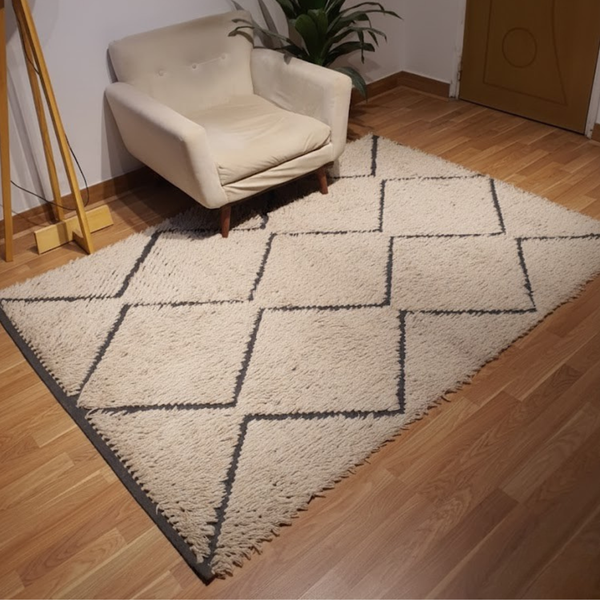 سجاد هاند ميد صوف فاخر متعدد المقاسات – موديل HAZ-067 من أوسكار فرنتشر