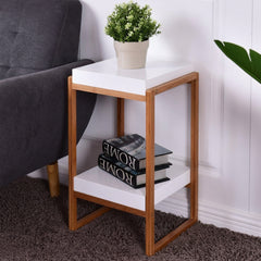 Natural wood side table - OEN-018