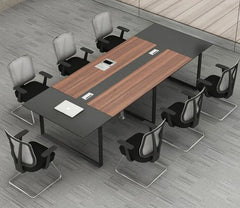 ترابيزة اجتماعات - 240×120 سم - خشب MDF إسباني مع شاسيه معدن – CEM-063