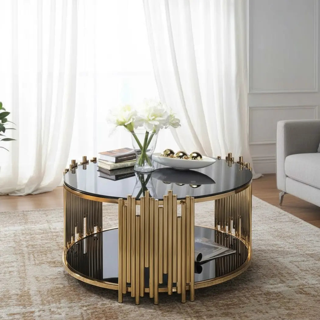 ELET-007 Piano Table – Electrostatic Iron with Glass in a Stylish Modern Design