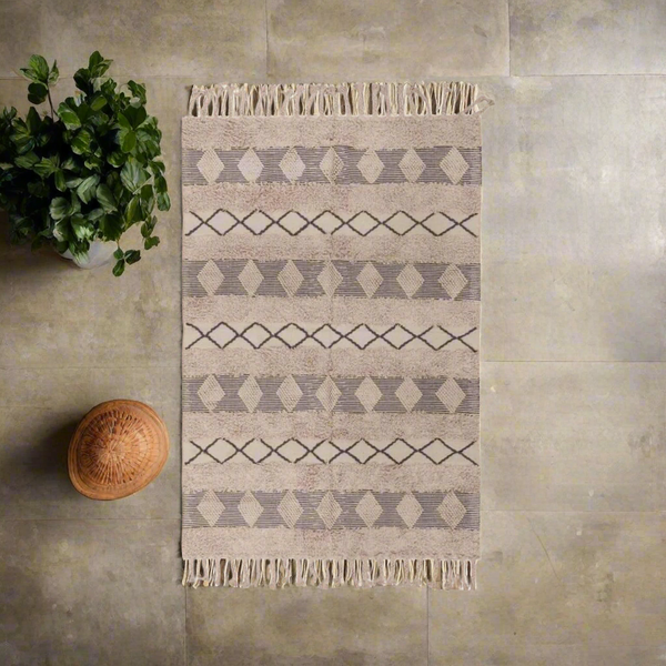 سجادة هاند ميد من الصوف الخالص - 200x150cm - LUS-282