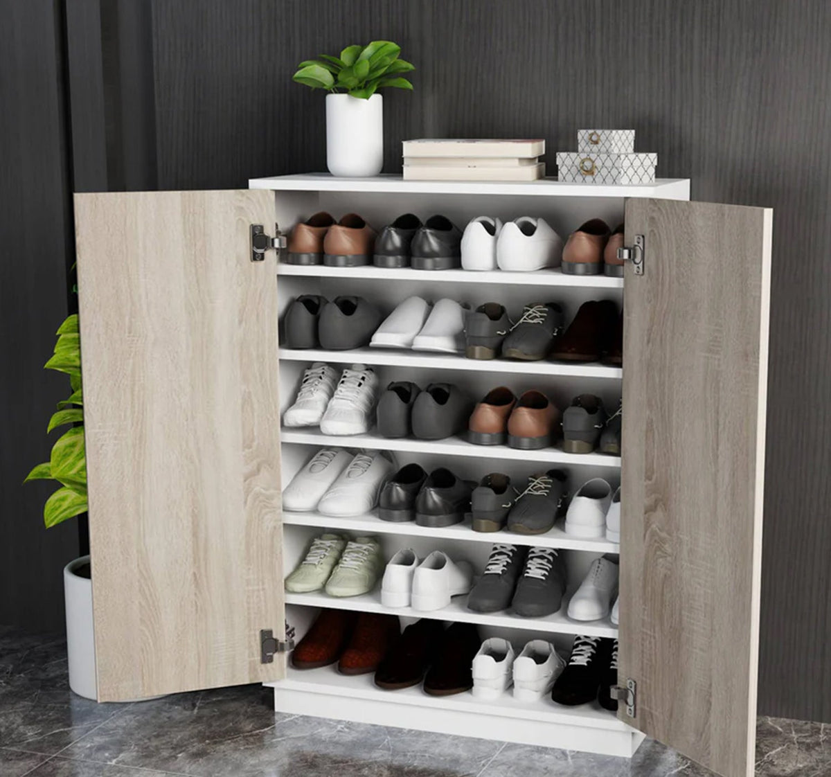 HBL Layered MDF Wooden Cabinet - KYN-131