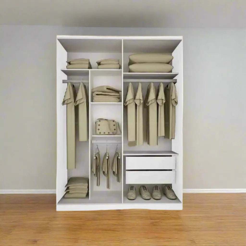 دريسنج خشب MDF معالج بتصميم عصري (140×50×200 سم)