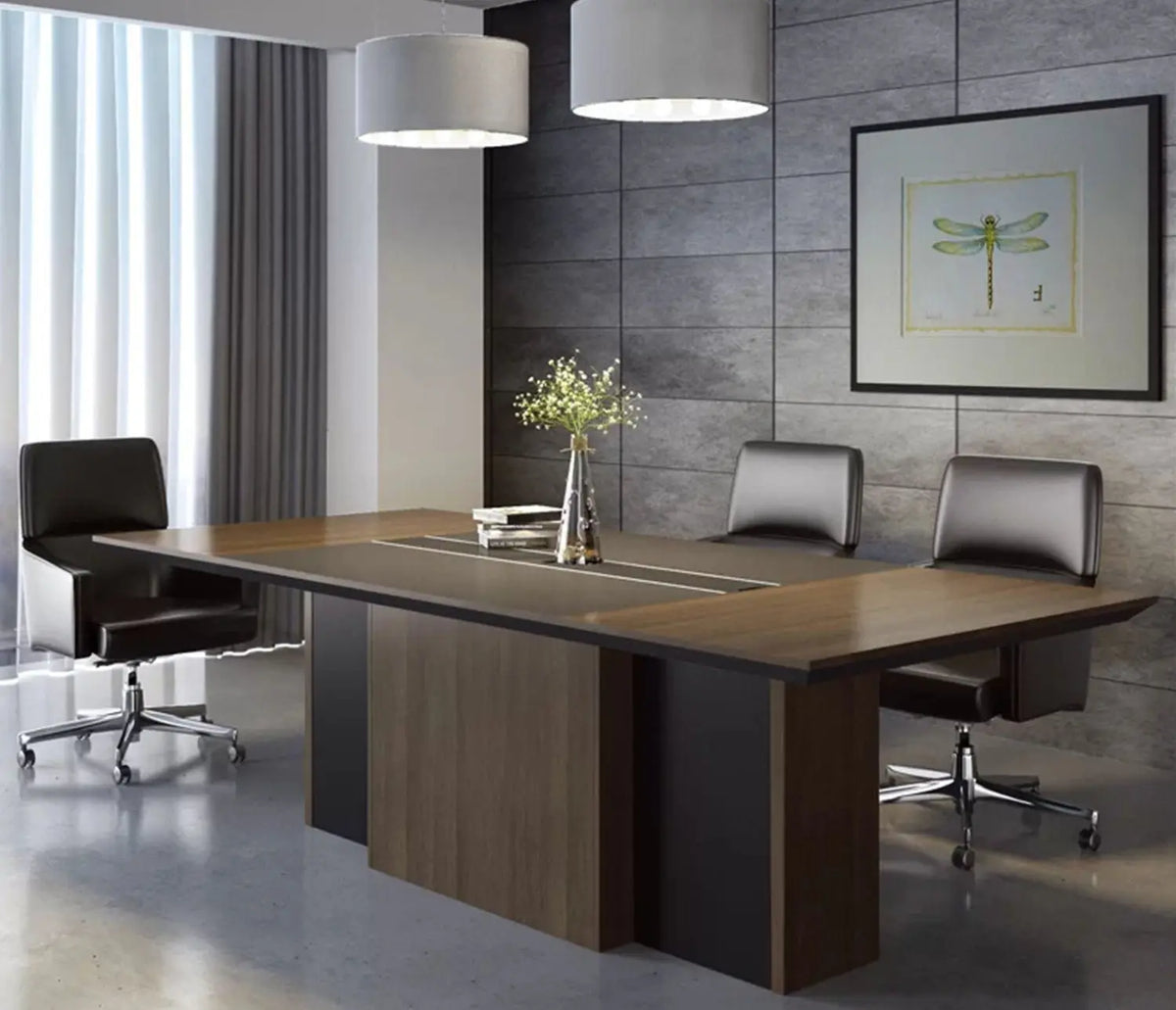 ترابيزة اجتماعات خشب MDF إسباني – تصميم عصري أنيق