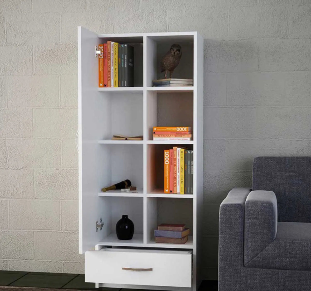 High quality MDF wood bookcase - OUBE-082