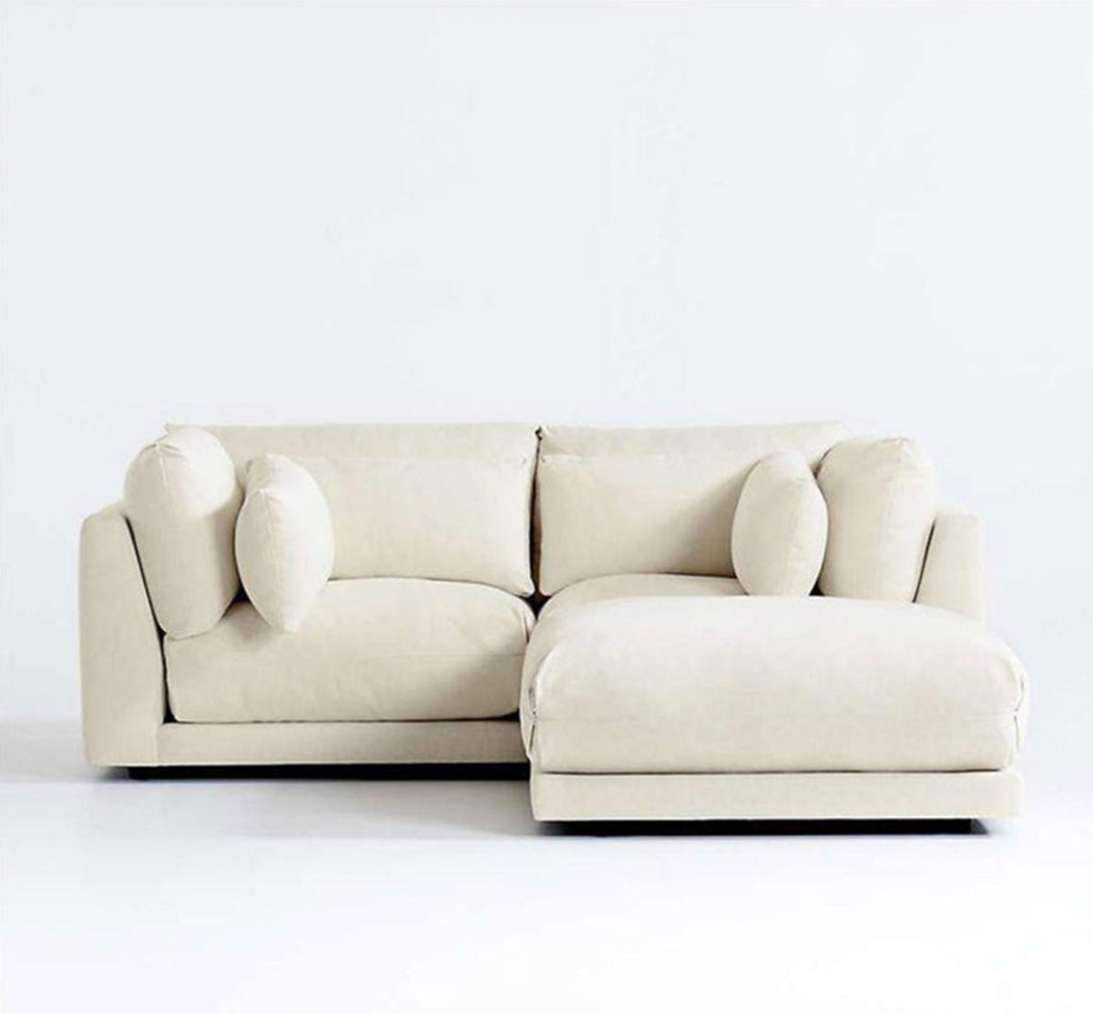 Beech wood corner with linen or velvet fabric - KYN-047