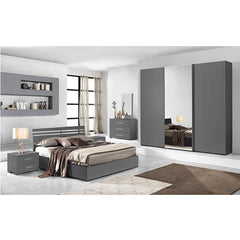 Master bedroom made of Spanish MDF wood - MAD-013