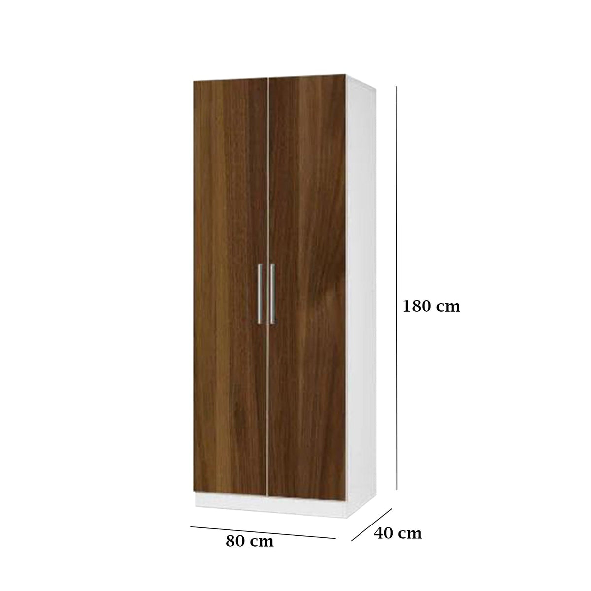 دولاب خشب MDF بطبقة ميلامين 80×40×180 سم –