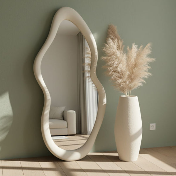 مرايا فايبر جلاس مقاومة للرطوبة – عرض 180 سم × ارتفاع 75 سم – تصميم عصري فاخر – موديل FIG-013