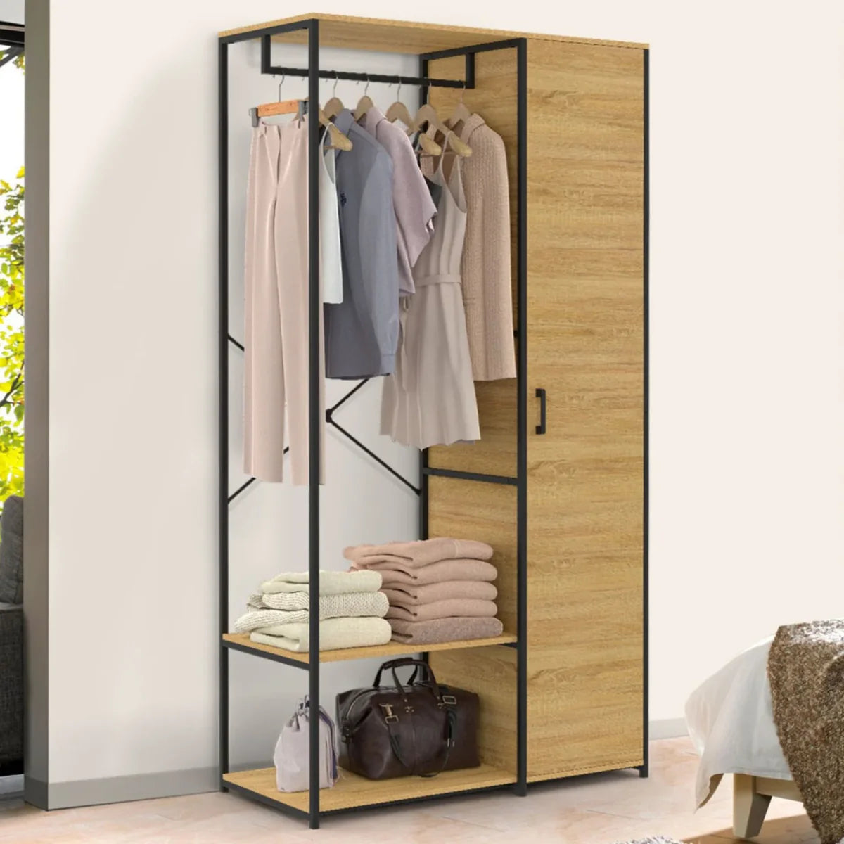Large MDF Wood Dressing Table with Practical Design for Organizing Clothes – WAF-267