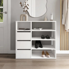 Modern MDF Wood Shoe Rack for Shoe Organization – WAF-194