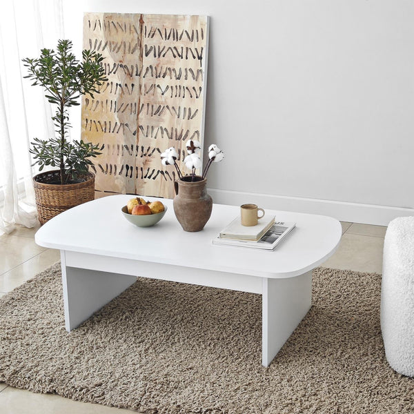 Rectangular Coffee Table – White | MDF 17mm Melamine