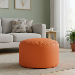 Waterproof pouf, Large size, versatile, orange color ELH-007