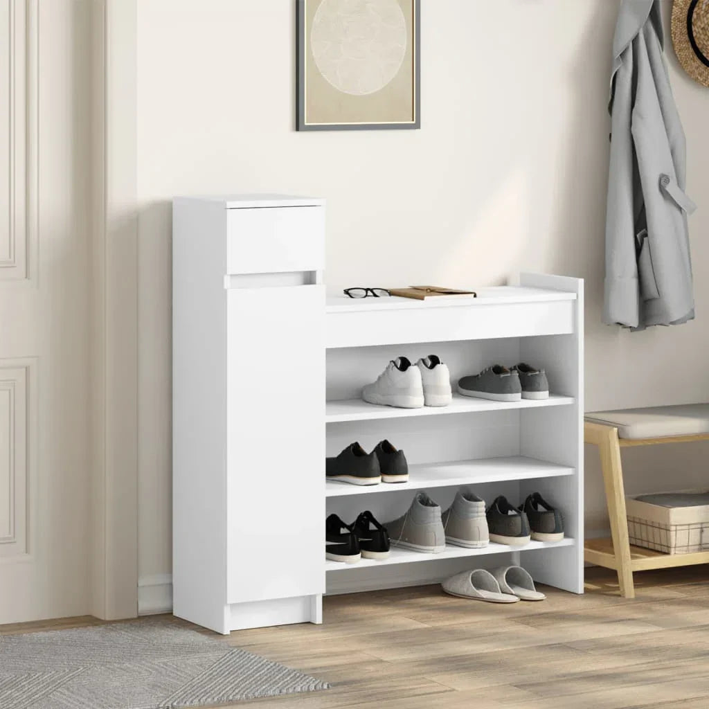 Modern MDF Wood Shoe Rack for Shoe Organization – WAF-197