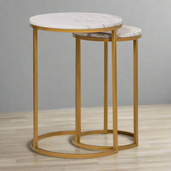 Erica side table, iron, electrostatic paint