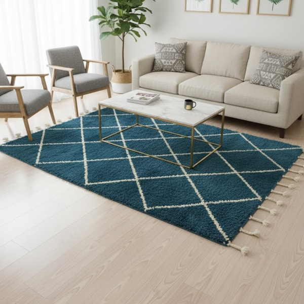 سجاد هاند ميد صوف فاخر متعدد المقاسات – موديل HAZ-029 من أوسكار فرنتشر