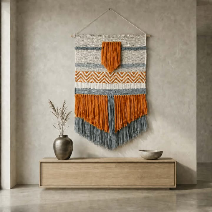 Handmade wool wall rug from Oscar Furniture – Rof-128