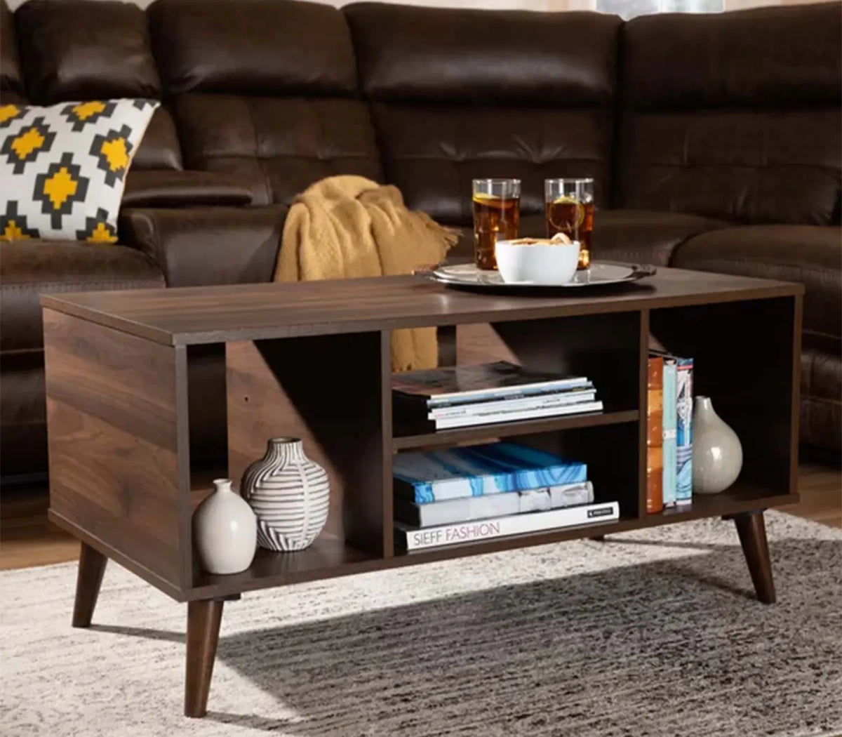 High quality MDF wood coffee table - O-SRH-099