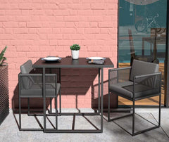 Set of 2 chairs and a table made of rattan - OS-309