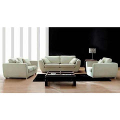 Beech wood sofa set - velor fabric - ENT-028