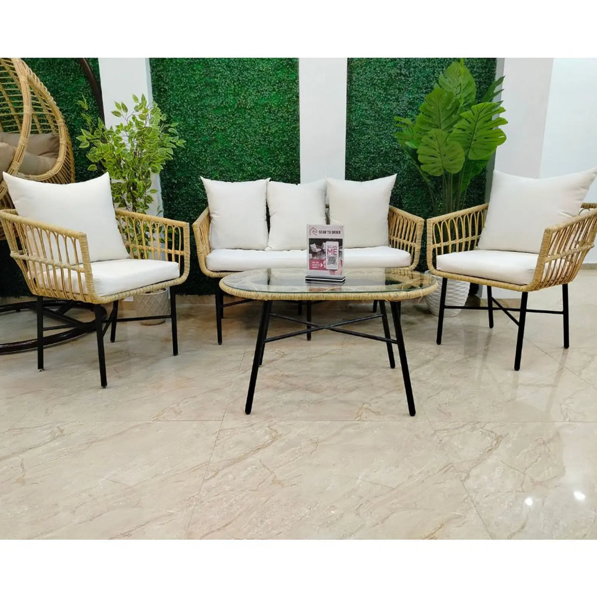 Sydney One Rattan Set for 4 Persons - OS-430