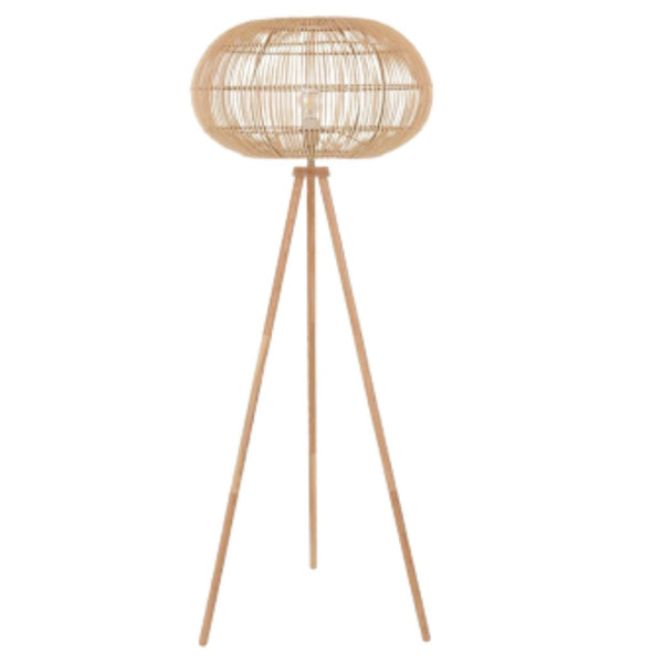Natural Bamboo Floor Lamps – Luxury Handmade Design for Warm and Elegant Lighting - HOB-055