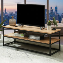 ELET-026 TV Unit – Iron with MDF Wood in a Practical Modern Design