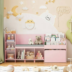 High-quality MDF wooden children's library OSM-015