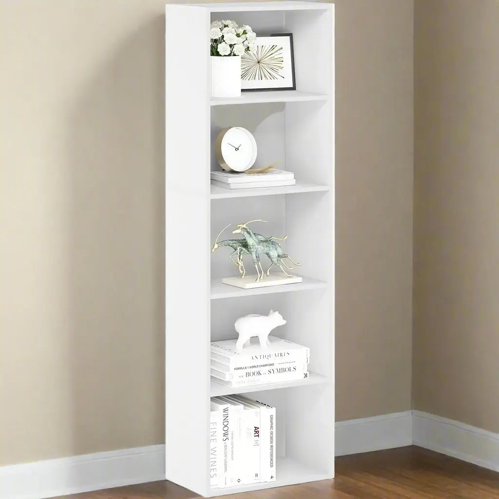 مكتبة خشب MDF 40×24×132 سم – عملية وأنيقة