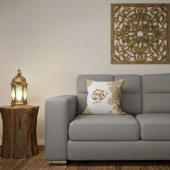 Ramadan Cushion 40×40 cm with Fiber Filling and Zipper – Elegant Ramadan Design | OS-RAM-033