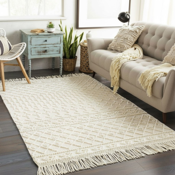 سجاد هاند ميد صوف فاخر متعدد المقاسات – موديل HAZ-012 من أوسكار فرنتشر