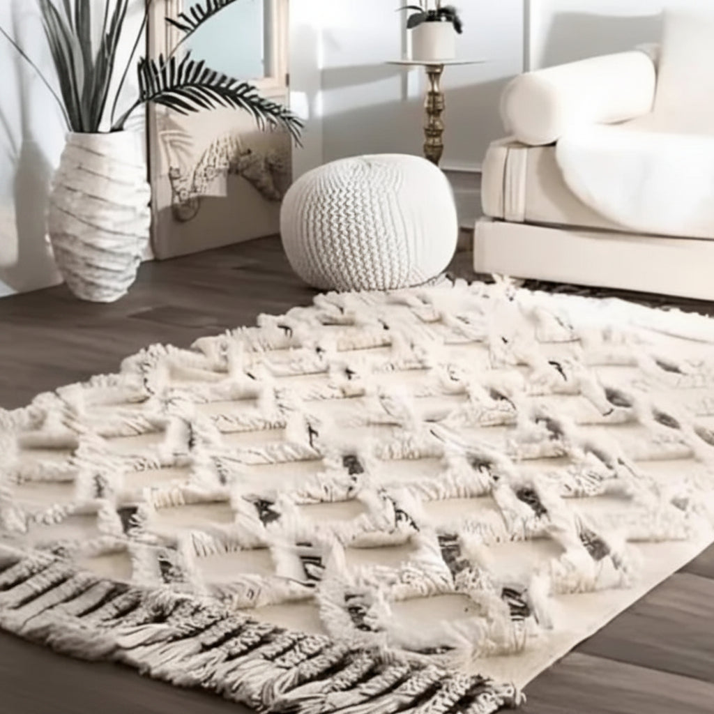 Rosy handmade carpet